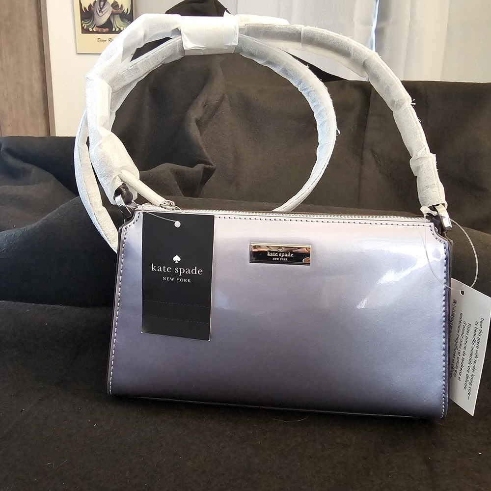Kate Spade Shimmering Lavender Shoulder Bag